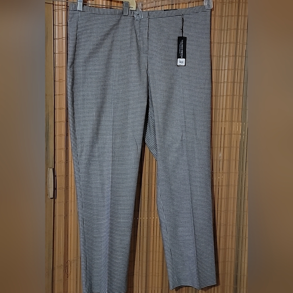 LANE BRYANT The Sophie Black Straight Fit Stretch Trousers Pants Women's SZ 22R